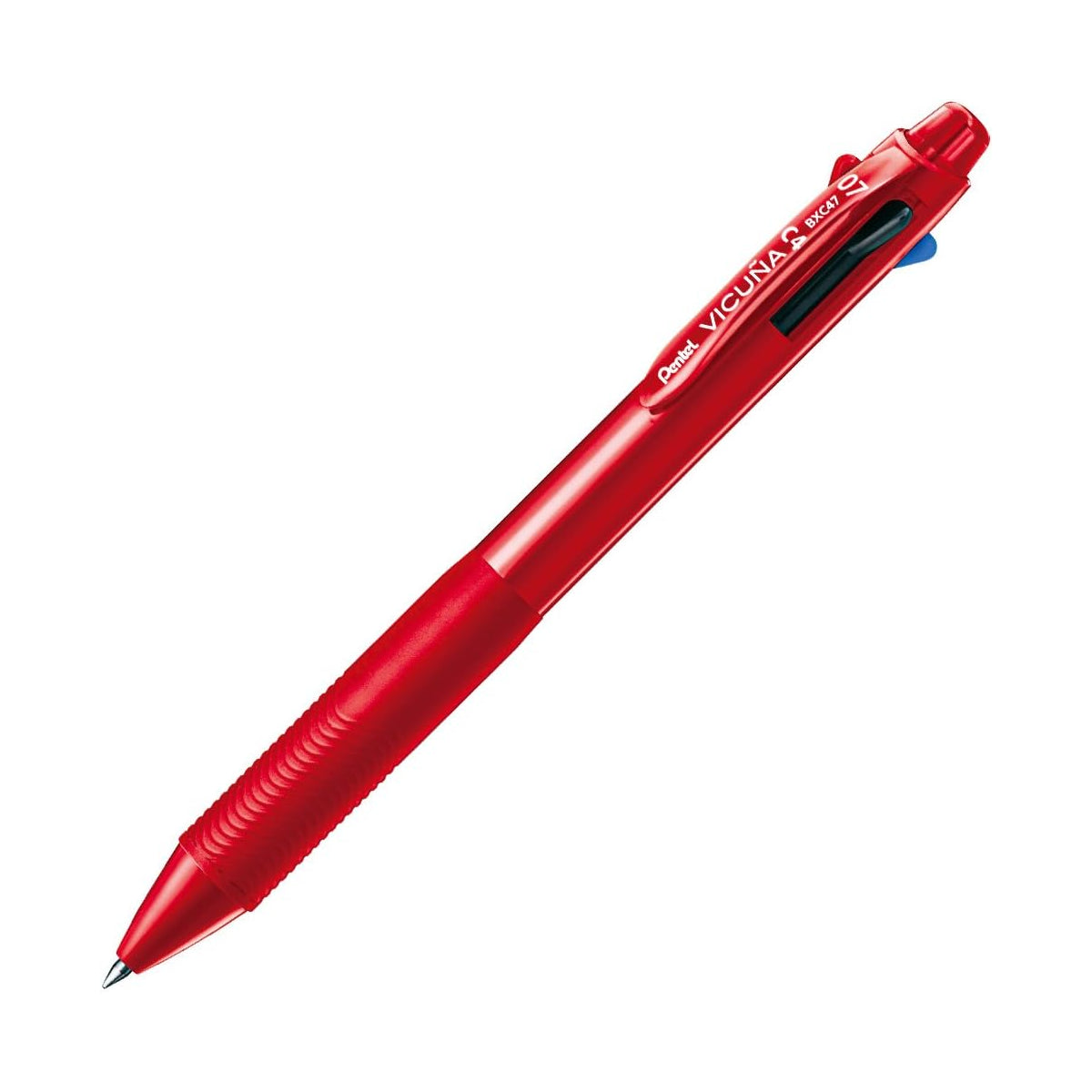 Pentel VICUNA 0.7mm Black, Blue, Red, Green 4-Colour Ballpoint Pen