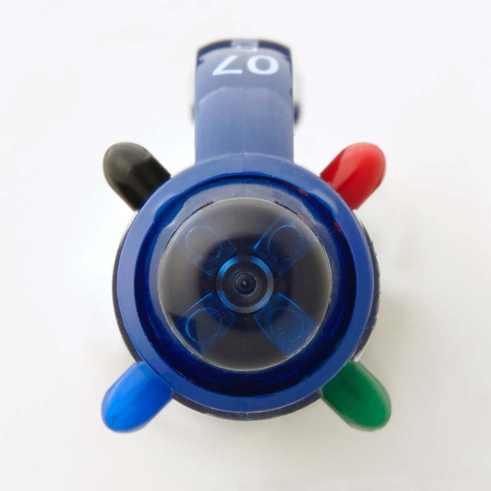 Pentel VICUNA 0.7mm Black, Blue, Red, Green 4-Colour Ballpoint Pen