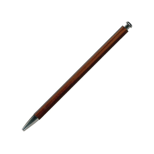 Kita-Boshi 2.0mm Hexagon Axis Raw Lacquer Wooden Barrel Clutch Pencil, B Lead