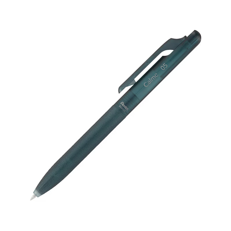 Pentel Calme Relaxed Frost Series 0.5mm Black Ink Ballpoint Pens (Pack of 3)