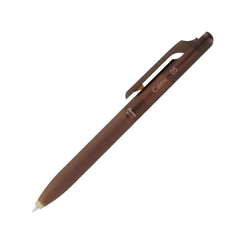 Pentel Calme Relaxed Frost Series 0.5mm Black Ink Ballpoint Pens (Pack of 3)