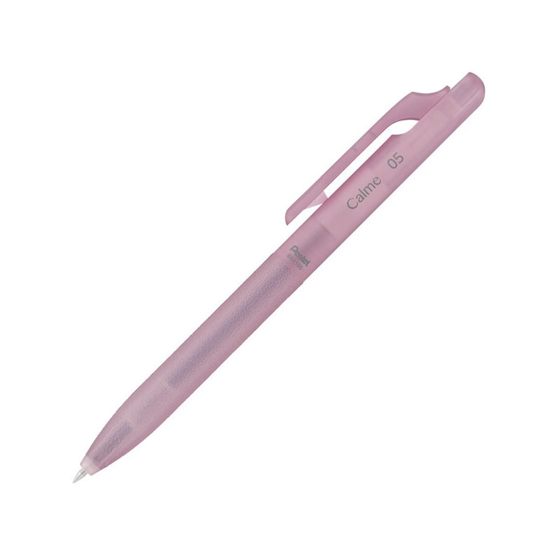 Pentel Calme Relaxed Frost Series 0.5mm Black Ink Ballpoint Pens (Pack of 3)