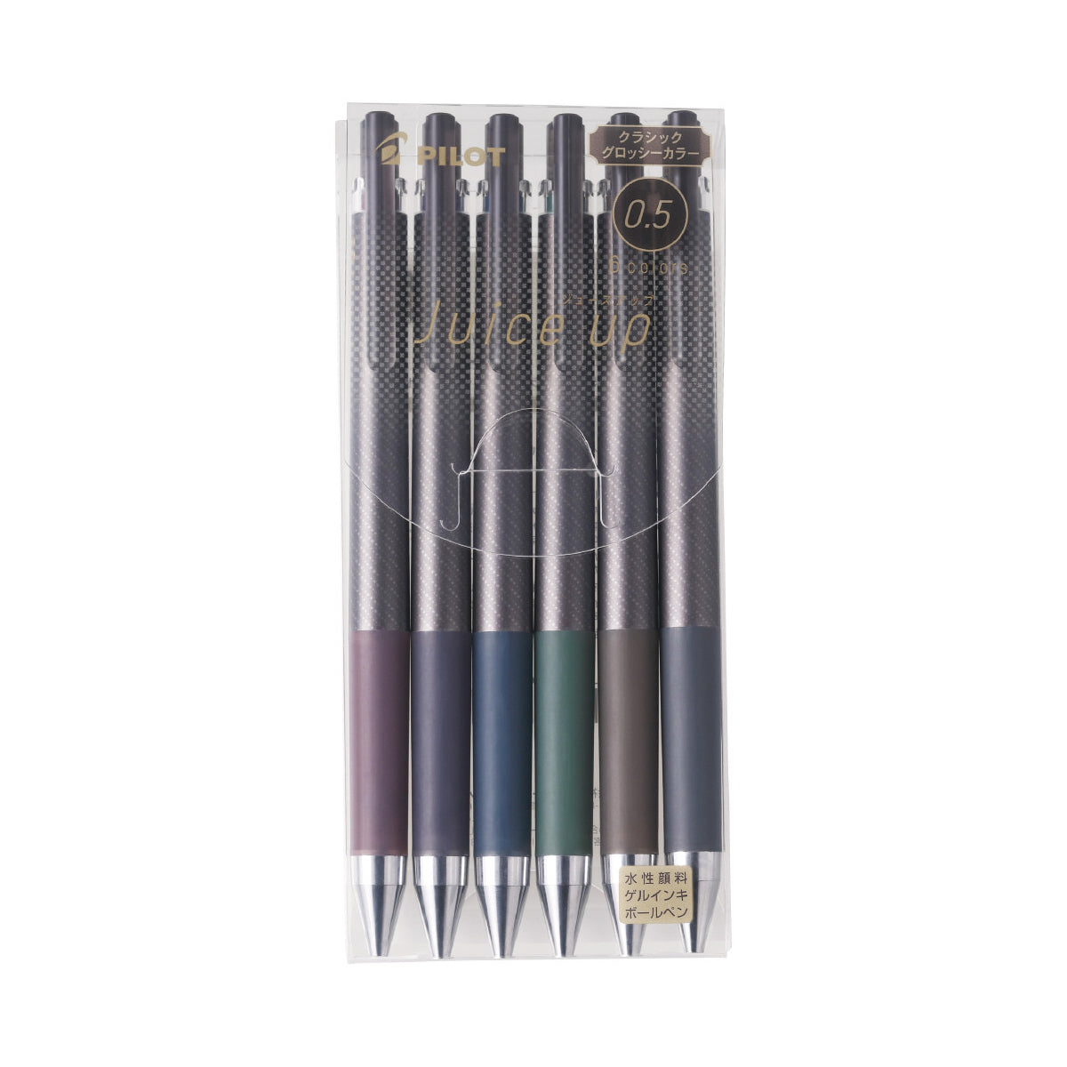 Pilot Juice Up 05 Classic Glossy 0.5mm 6-Colour Ballpoint Pen Set