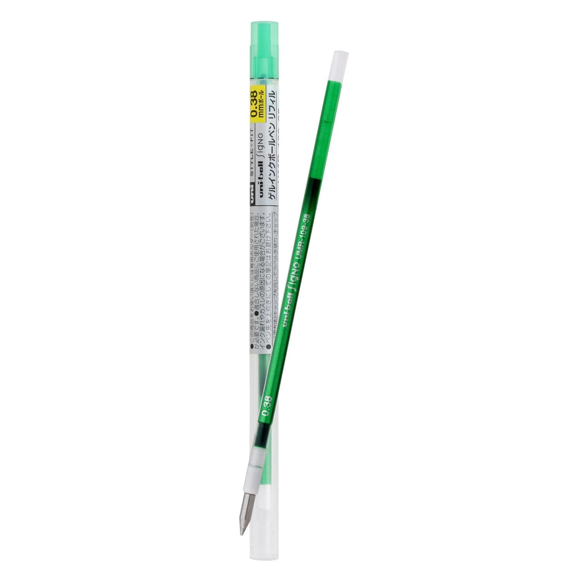 Uni STYLE FIT Signo 0.38mm Gel Ink Ballpoint Pen Refills (Pack of 6)