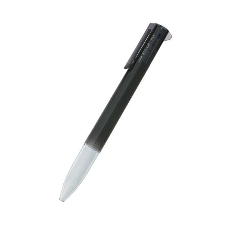 Uni STYLE FIT 5-Colour Black Pen Body, 0.38mm Pen Refills (Pack of 6)