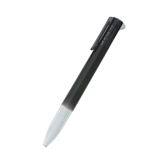 Uni STYLE FIT 5-Colour Black Pen Body, 0.38mm Pen Refills (Pack of 6)