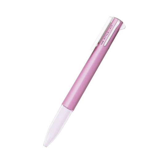 Uni STYLE FIT 5-Colour Metallic Pink Pen Body, 0.38mm Pen Refills (5pcs)