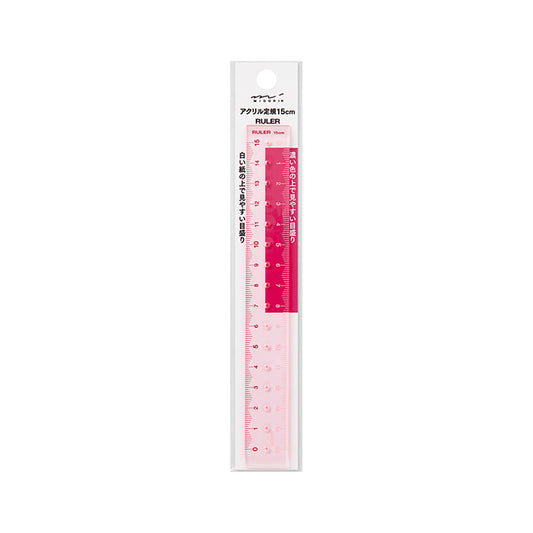 MIDORI Designphil Easy-to-read 15cm Ruler