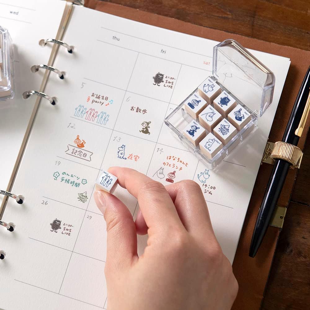 Beverly Planner Companion Mini Wood Stamp Set