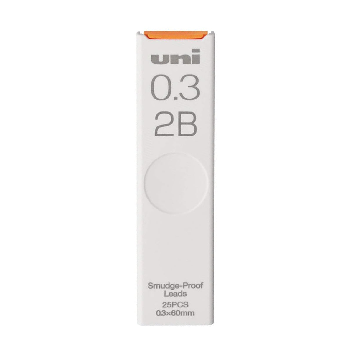 Uni 0.3mm Smudge-Proof 2H, H. HB, B and 2B Refill Leads (5 tubes)