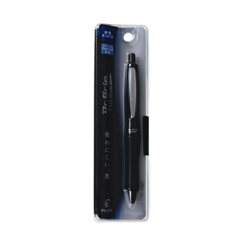 Pilot Dr.Grip FullBlack 0.7mm Black Ink Retractable Ballpoint Pen