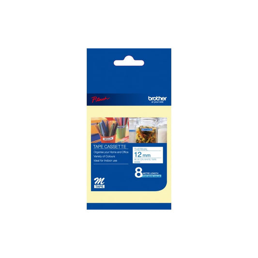 Brother P-touch 12mm x 8m M-Tape Cassette